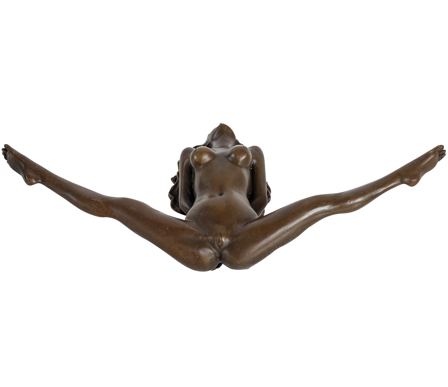 Bronzeskulptur Erotik erotische Kunst Akt Bronze Figur Statue Antik-Stil 21cm