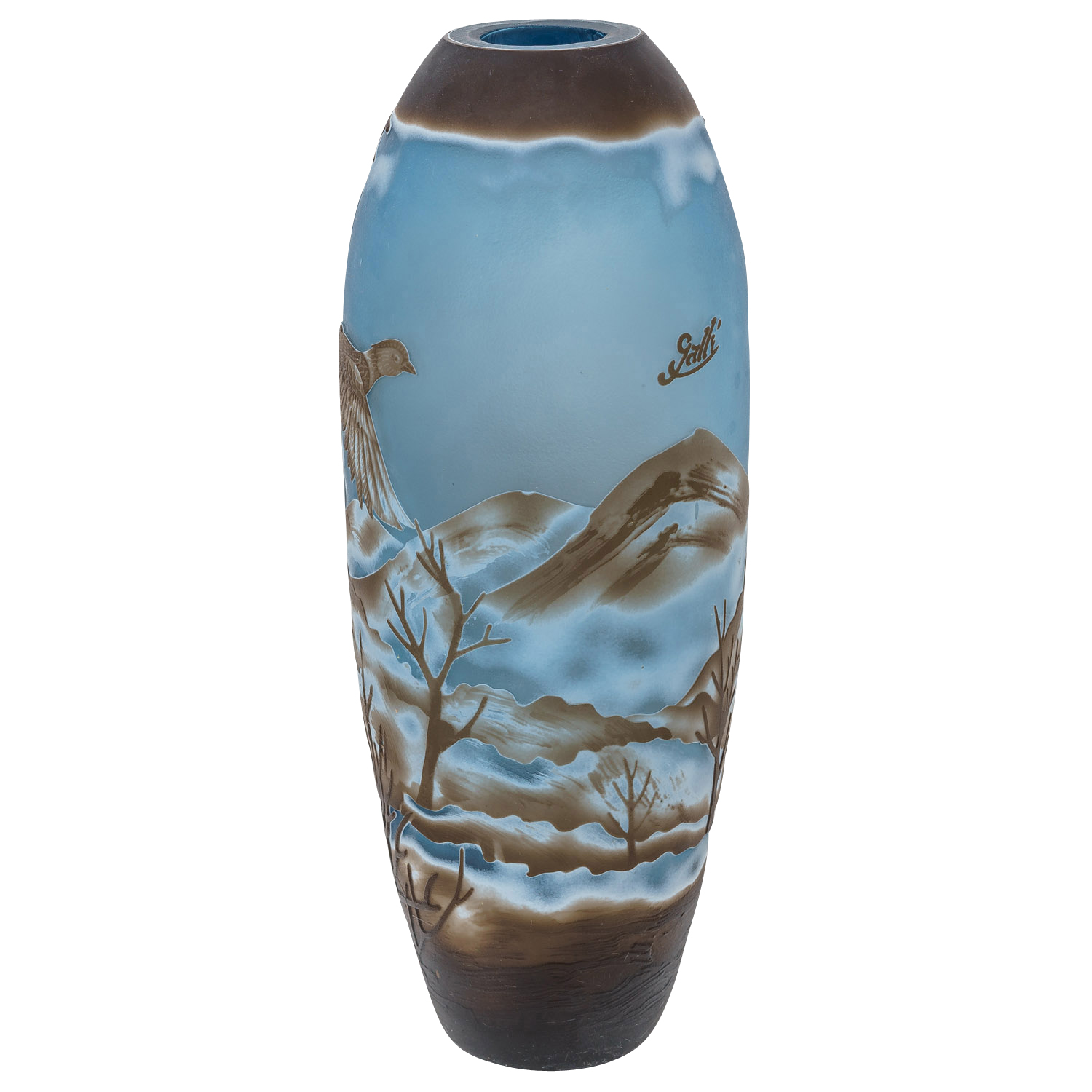 GV-51-6 Vase Replika nach Galle Gallé Glasvase Glas Antik-Jugendstil-Stil Kopie c2