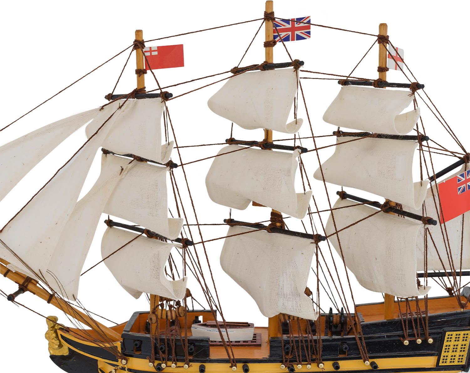 Victory-15-R-6 Modellschiff HMS Victory Schiff Segelschiff Maritim Deko Antik-Stil kein Bausatz
