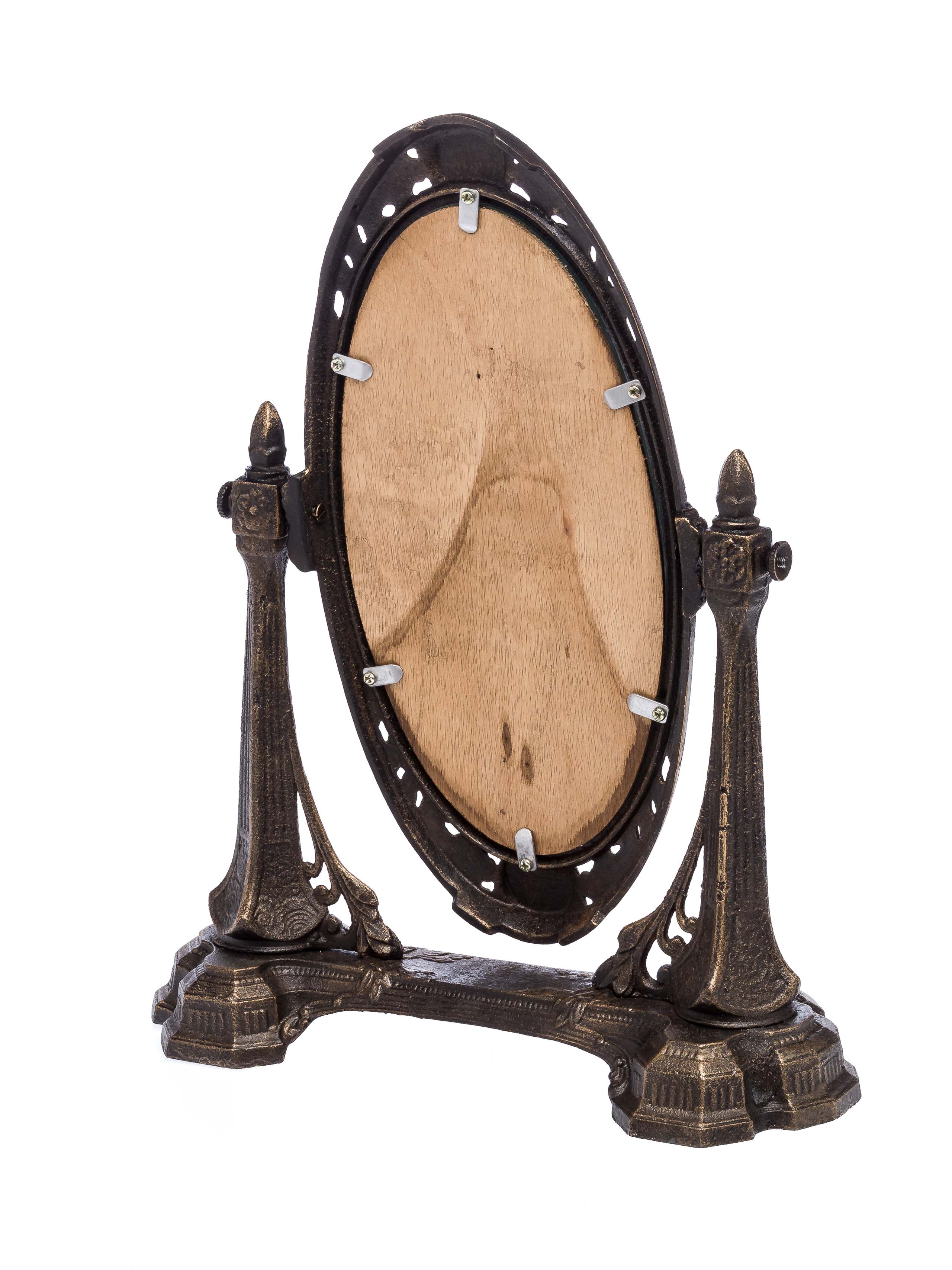 2015-07-23_Auktionshaus_107 Spiegel Schminkspiegel Kosmetikspiegel antik Jugendstil Eisen mirror iron