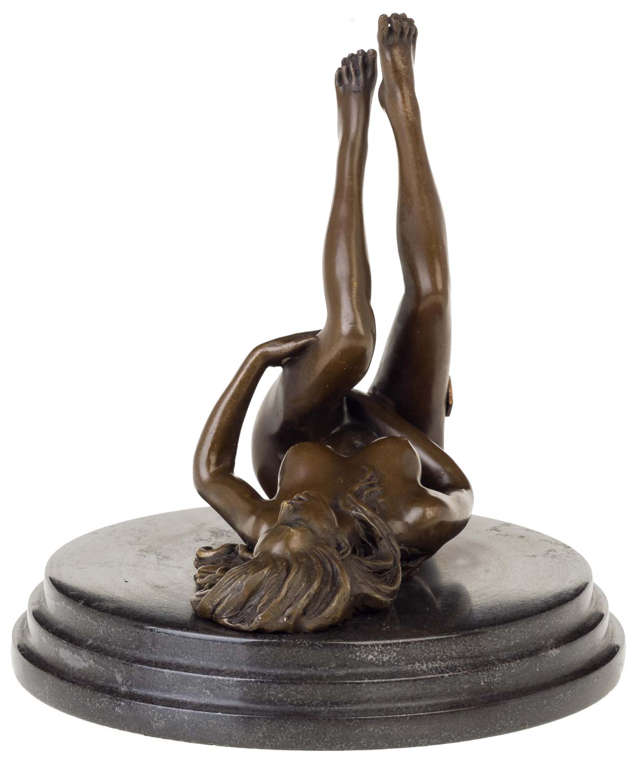 FA-84-05 Bronzeskulptur Frau Erotik Akt Kunst im Antik-Stil Bronze Figur Statue - 20cm
