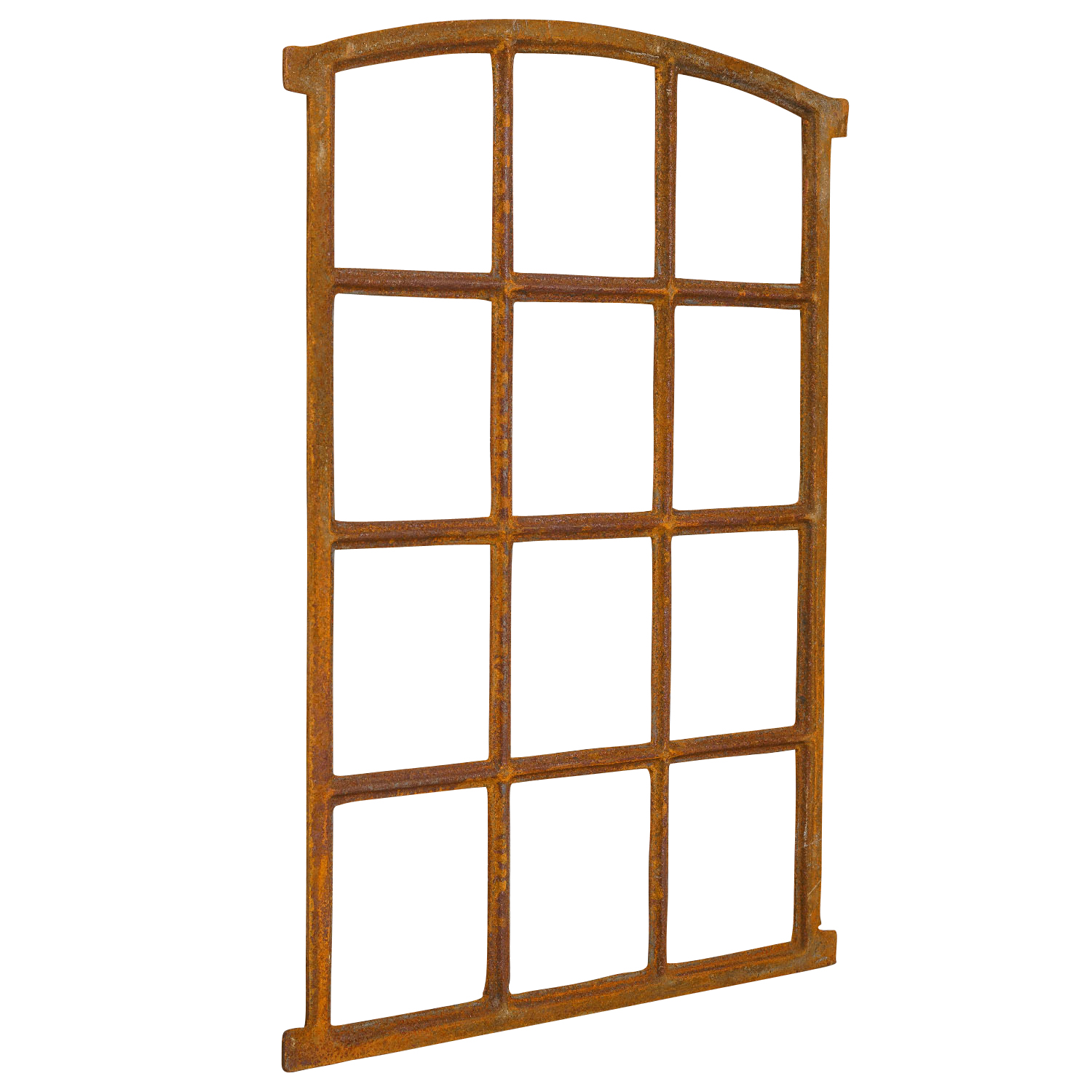 aubaho-F22A-R-5 Stallfenster Scheunenfenster Fenster zum Öffnen 12 Felder Eisen 78cm Antik-Stil