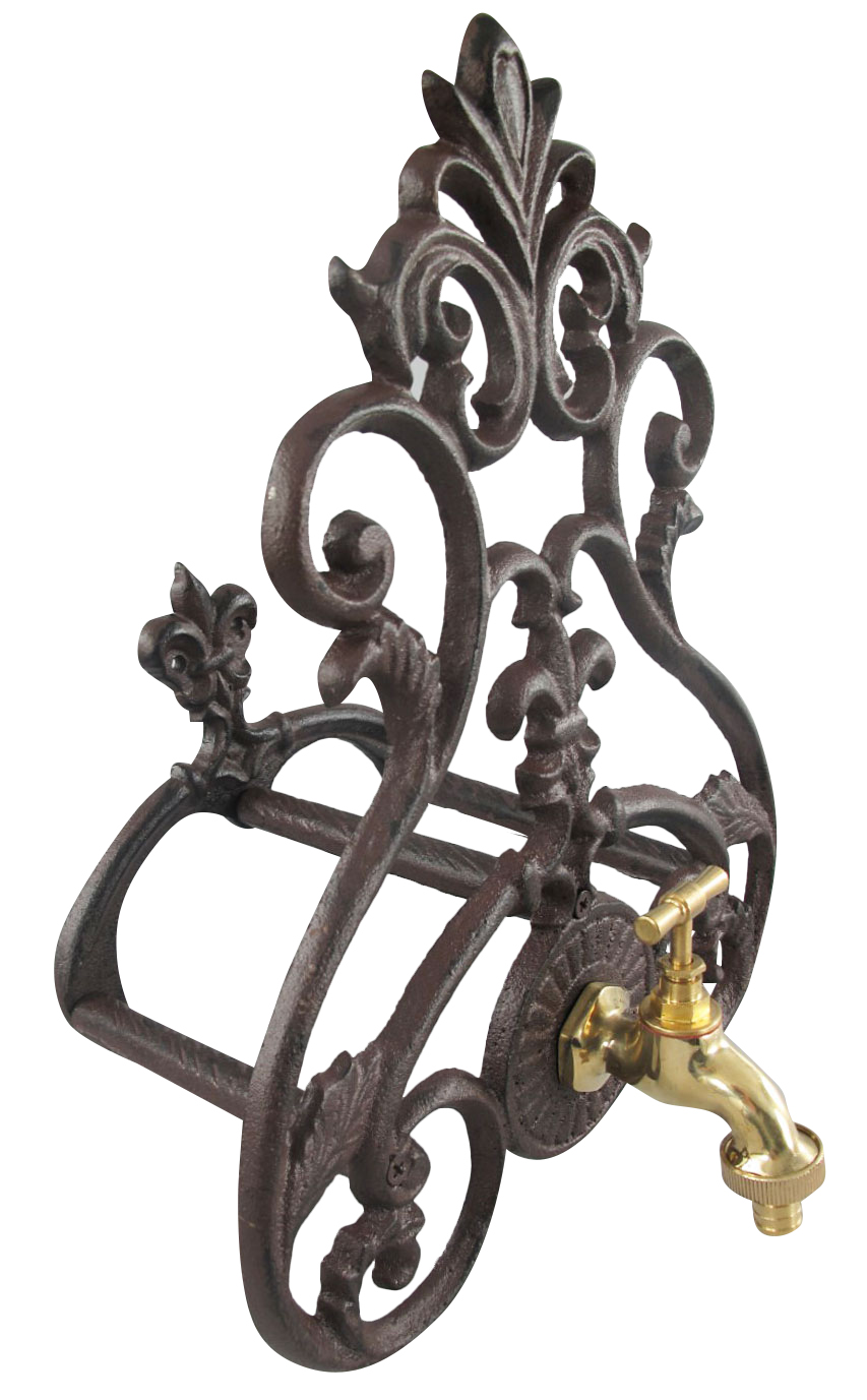 265-102-1 Schlauchhalter Wasserschlauchhalter Gartenschlauch Brunnen Eisen Wasserhahn a