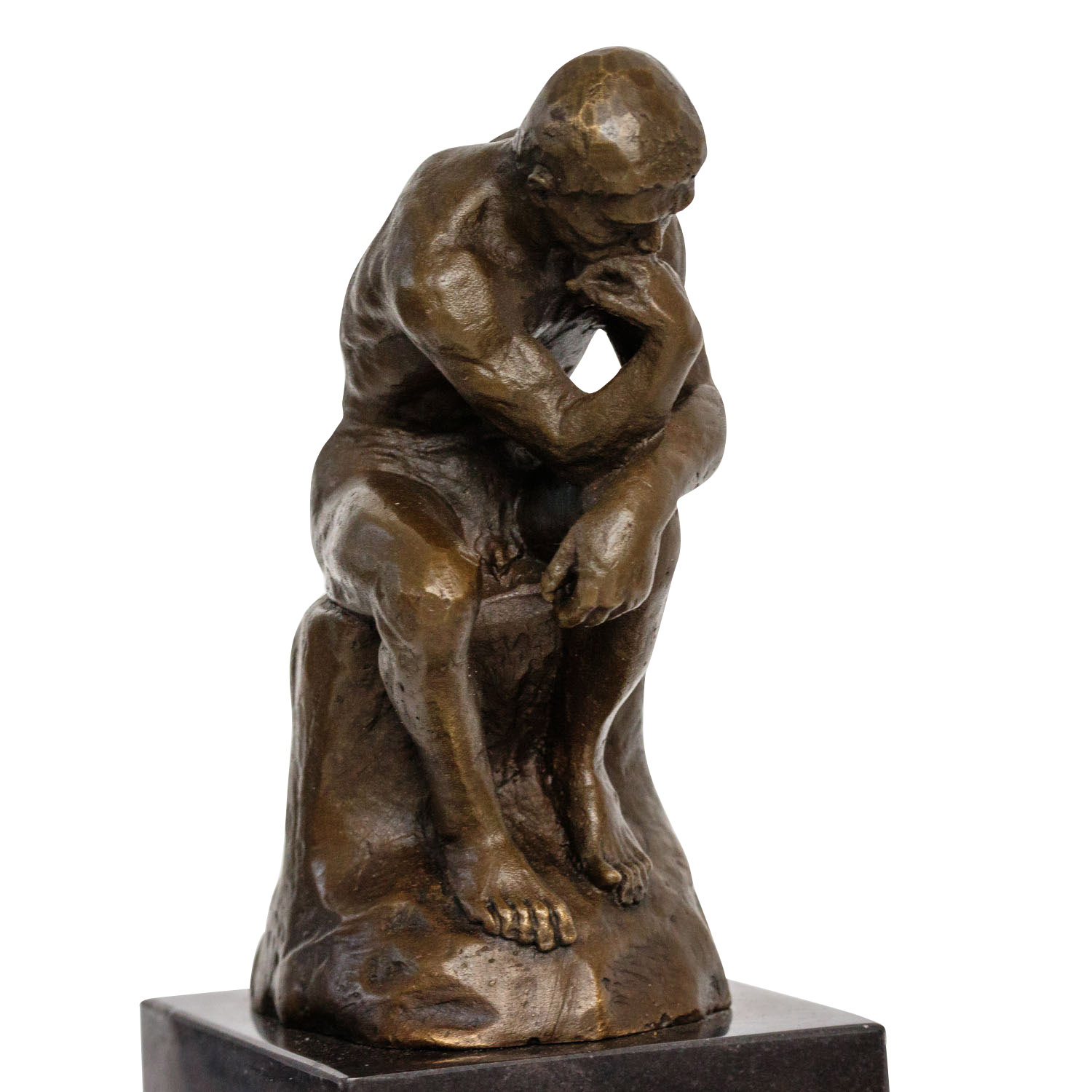 IMG_2721 Bronze der Denker Mann Bronzeskulptur Bronzefigur nach Rodin Skulptur sculpture