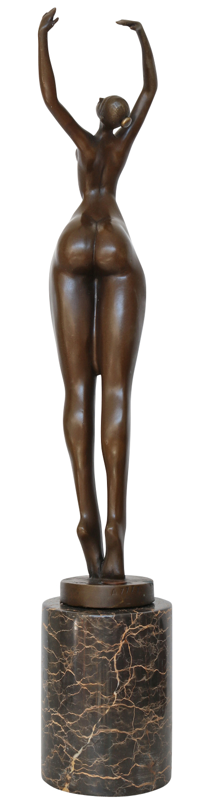 SL-101-3 Bronzeskulptur Frau Erotik Kunst im Antik-Stil Bronze Figur Statue 48cm