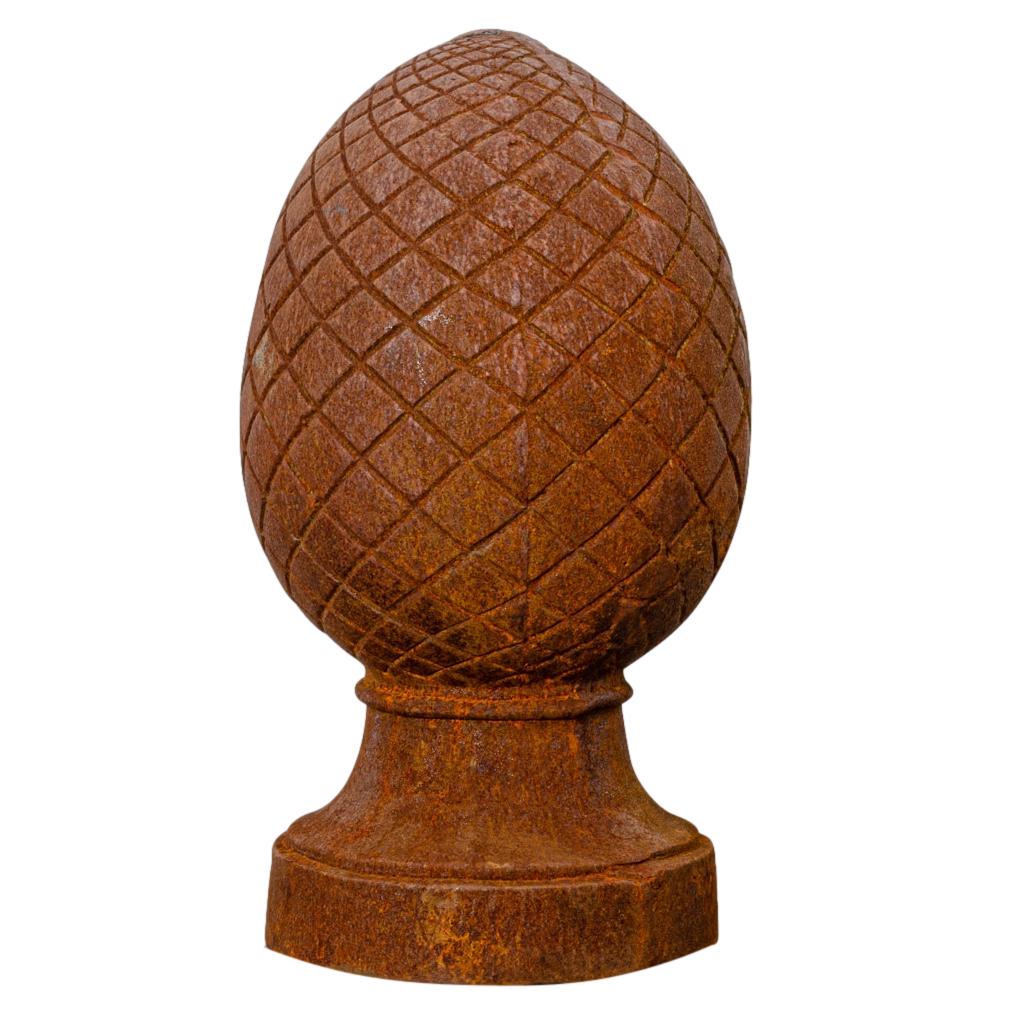 CI-015-3mUnS9L0sIVMdF Zapfen Tannenzapfen Pinienzapfen Eisen Garten Deko Gartendeko Antik-Stil braun
