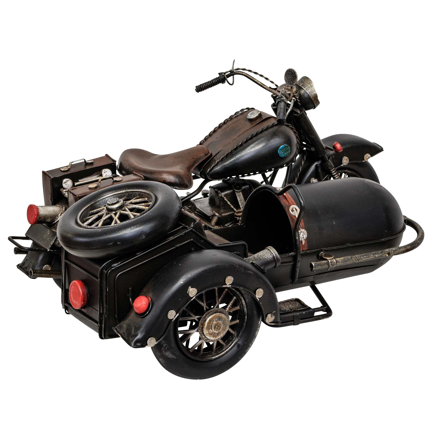 BL-211-1f1U560usixlfz Modellmotorrad Nostalgie Blech Metall Motorrad Oldtimer Antik-Stil 35cm
