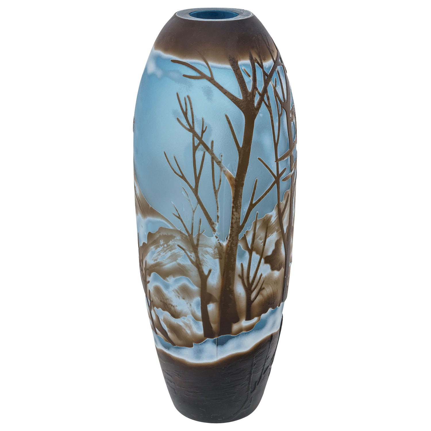 GV-51-3 Vase Replika nach Galle Gallé Glasvase Glas Antik-Jugendstil-Stil Kopie c2