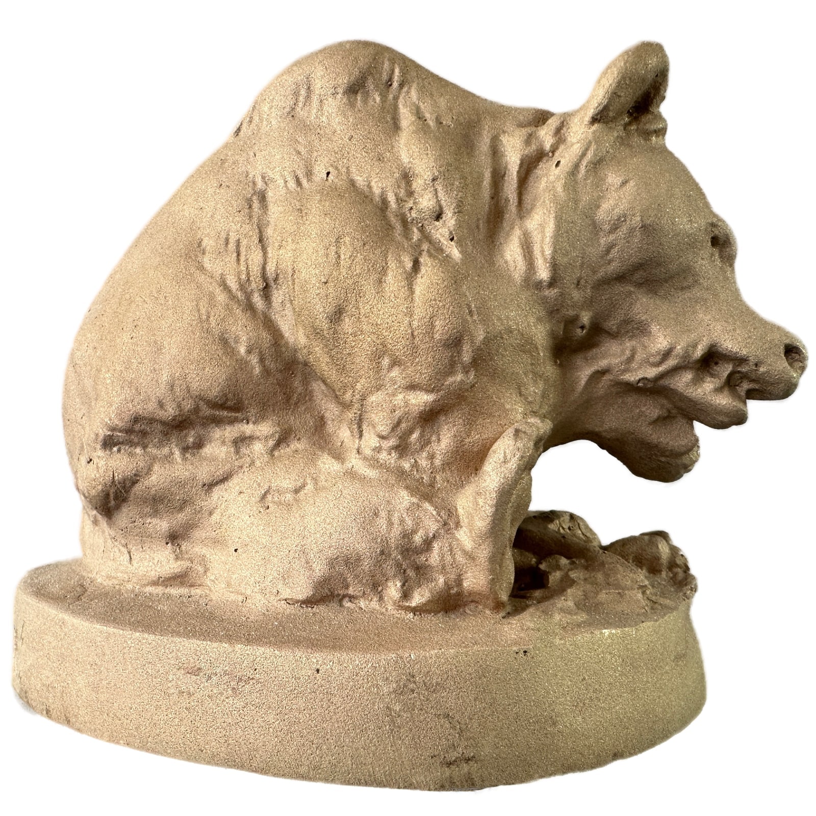 Bronze sculpture bear after Georg August Gaul replica copy figure antique style Zubehör, Ornament, Kunst, Löwe, Figur