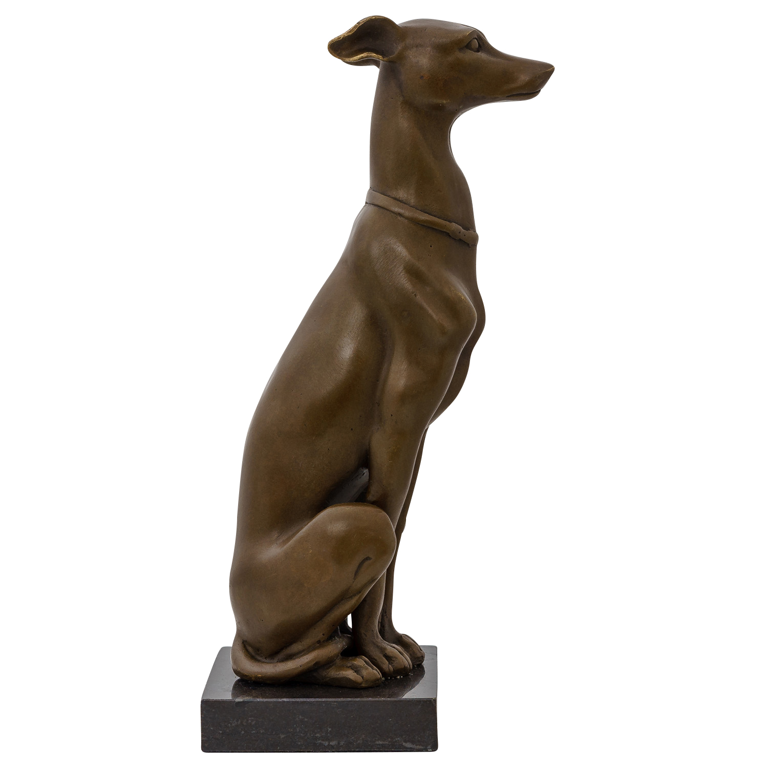 Bronzeskulptur nach Barye Figur Windhund Greyhound Hund 28cm Replik Kopie