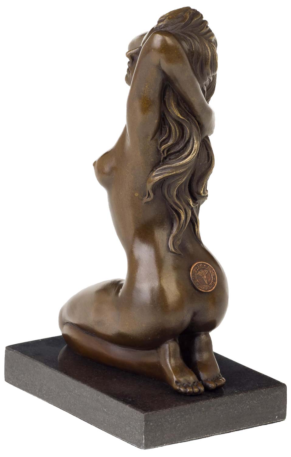 Bronze Frau Erotik Akt Bronzefigur Bronzeskulptur Figur Art deko Antik-Stil
