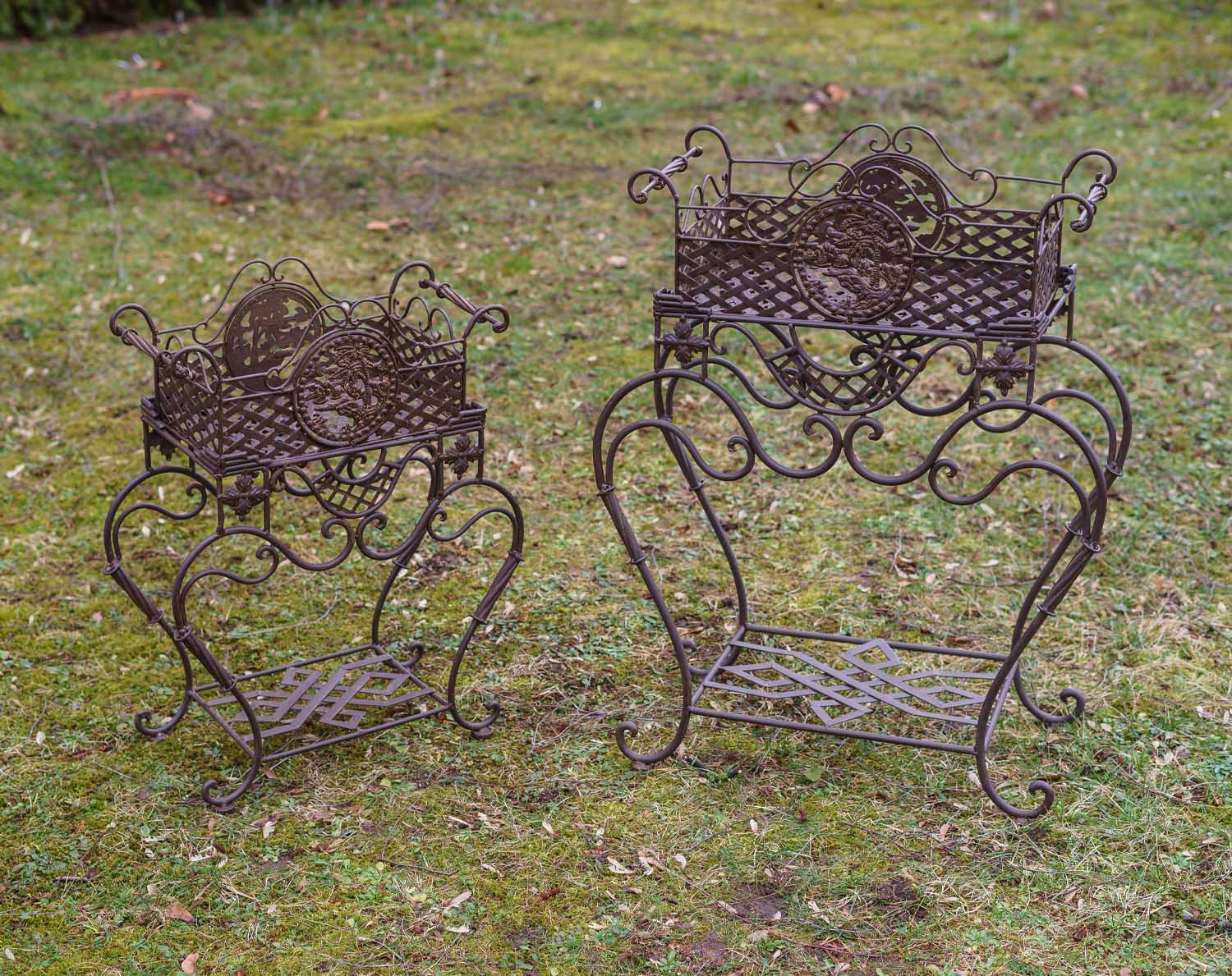 RF-54-paar-9 Paar Pflanzengefäß Pflanzbehälter Blumengefäß Pflanzkübel Garten Antik-Stil