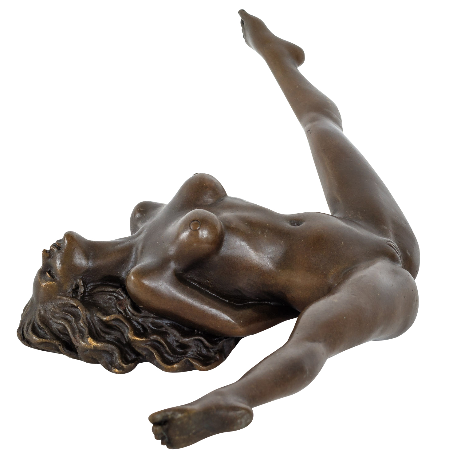 Bronzeskulptur Erotik erotische Kunst Akt Bronze Figur Statue Antik-Stil 21cm
