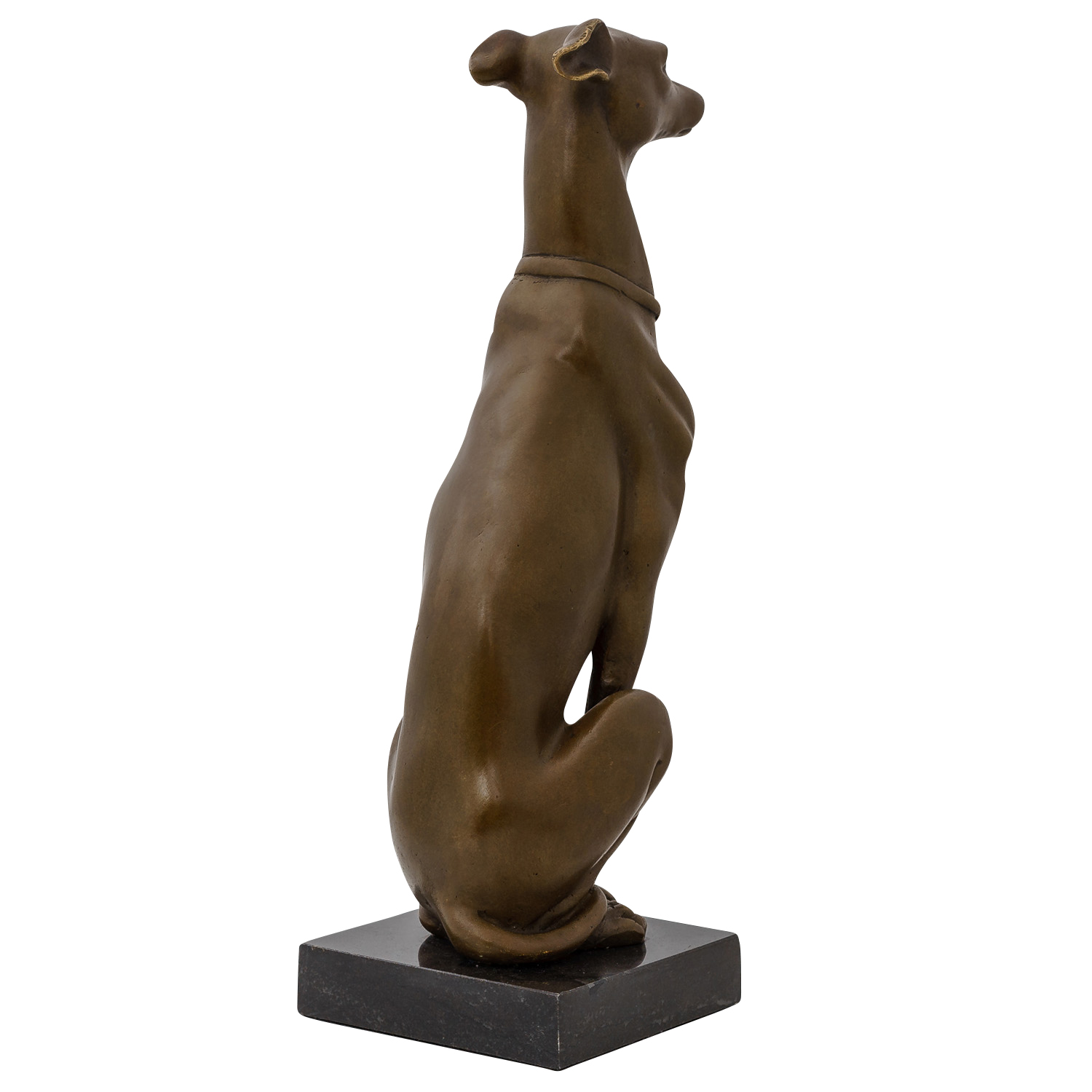 Bronzeskulptur nach Barye Figur Windhund Greyhound Hund 28cm Replik Kopie