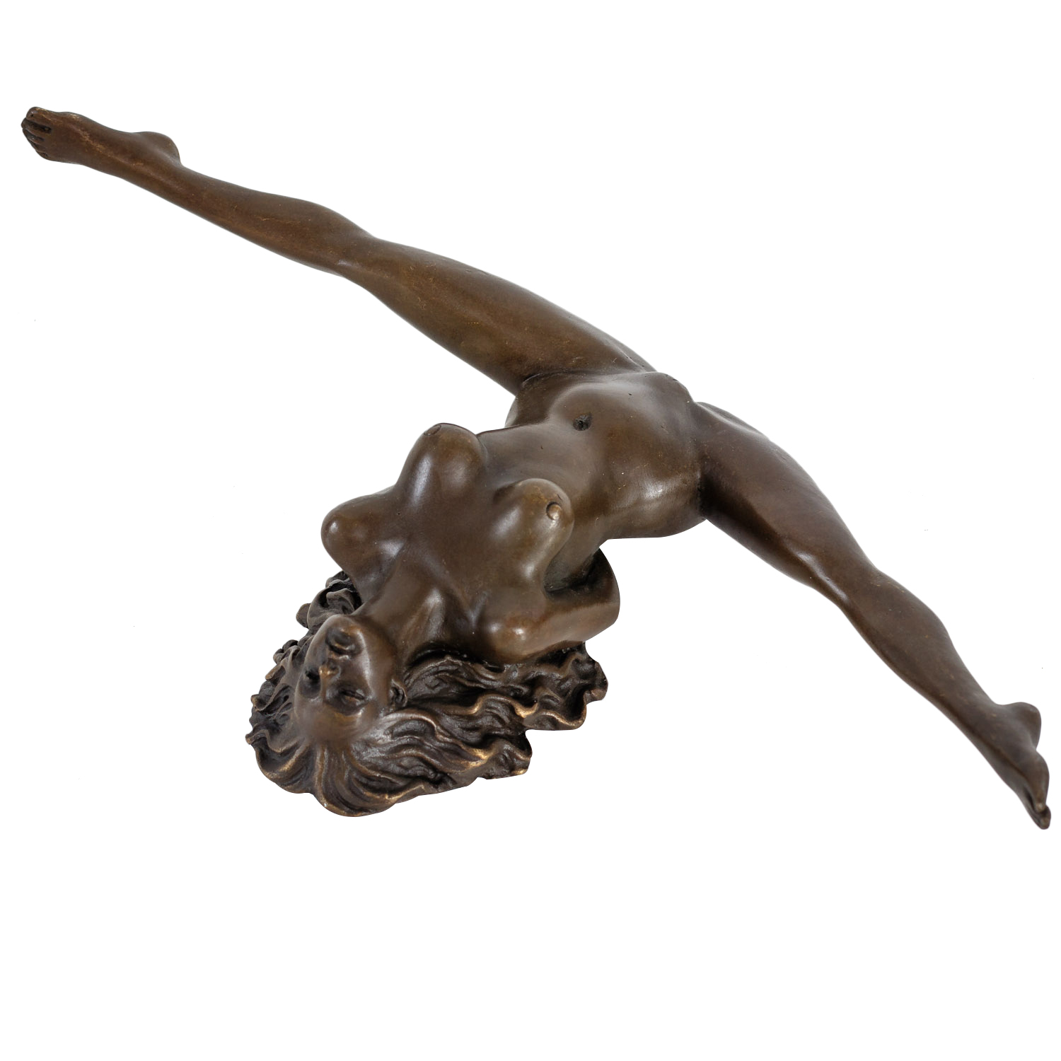 Bronzeskulptur Erotik erotische Kunst Akt Bronze Figur Statue Antik-Stil 21cm