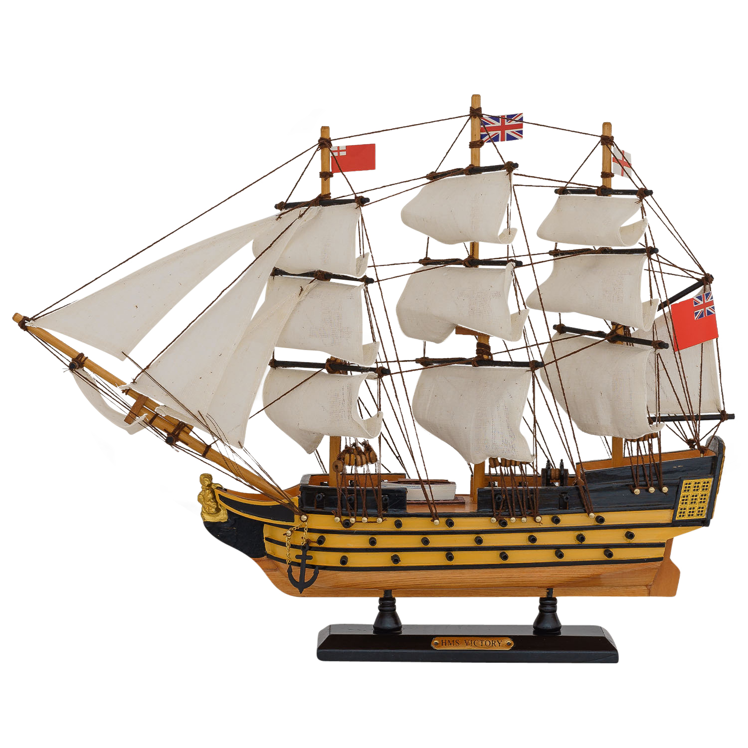 Victory-15-R-1 Modellschiff HMS Victory Schiff Segelschiff Maritim Deko Antik-Stil kein Bausatz