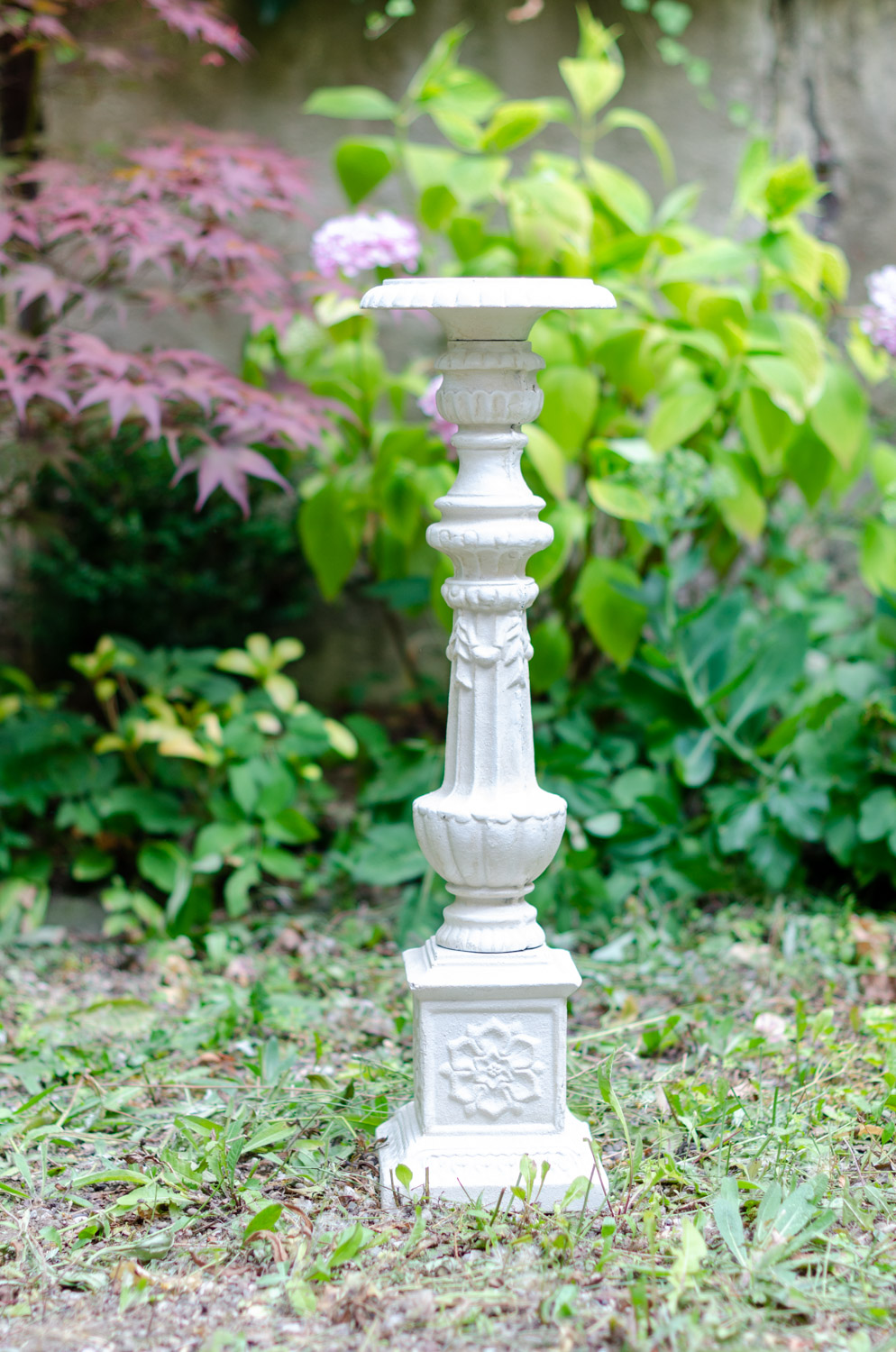 MB-31-6 Kerzenleuchter Altarleuchter Kandelaber Kerzenständer Antik-Stil 70cm weiß