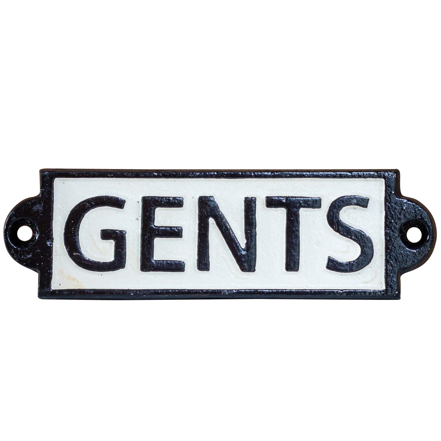 Nostalgie Türschild Schild Gents Herren Toilette Gäste WC 16cm Eisen Antik-Stil