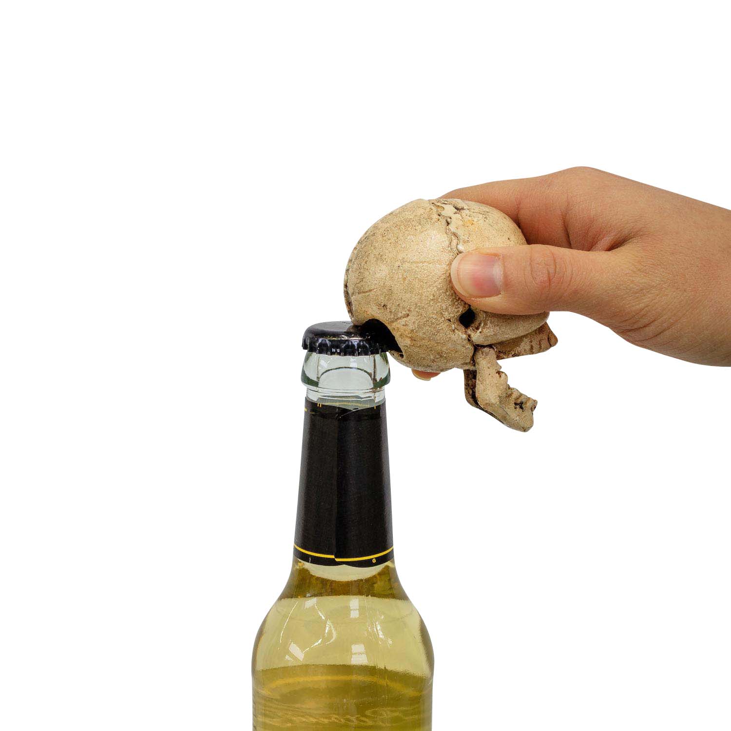 13 Flaschenöffner Totenkopf Bieröffner Figur Öffner Eisen Antik-Stil 7cm