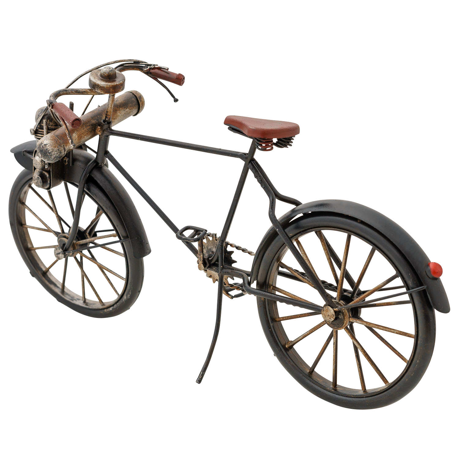 BL-265-03 Modell Fahrrad Mofa Mofamodell Moped Nostalgie Blech Metall Antik-Stil 30cm