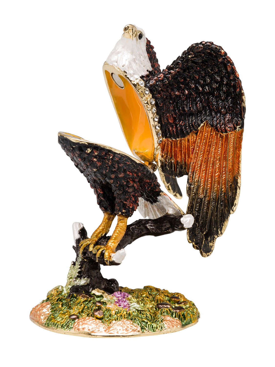 2014-04-30__Auktionshaus_061 Adler Pillendose Schmuckdose Dose Pillenbox Box Pille Figur Schatulle eagle