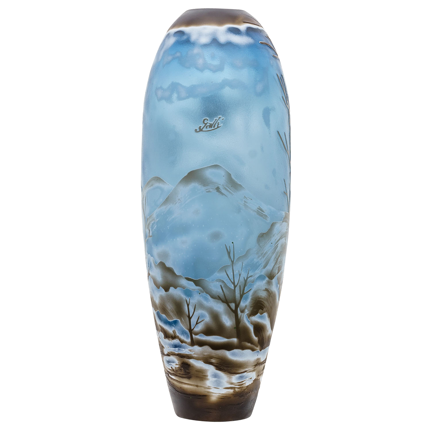 GV-50-4 Vase Replika nach Galle Gallé Glasvase Glas Antik-Jugendstil-Stil Kopie c1
