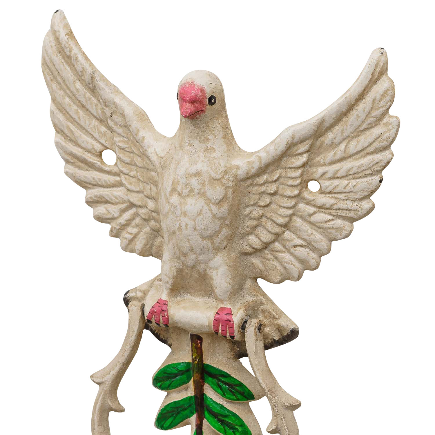 KL-84-4 Türklopfer Taube Figur Skulptur Eisen Antik-Stil 22cm