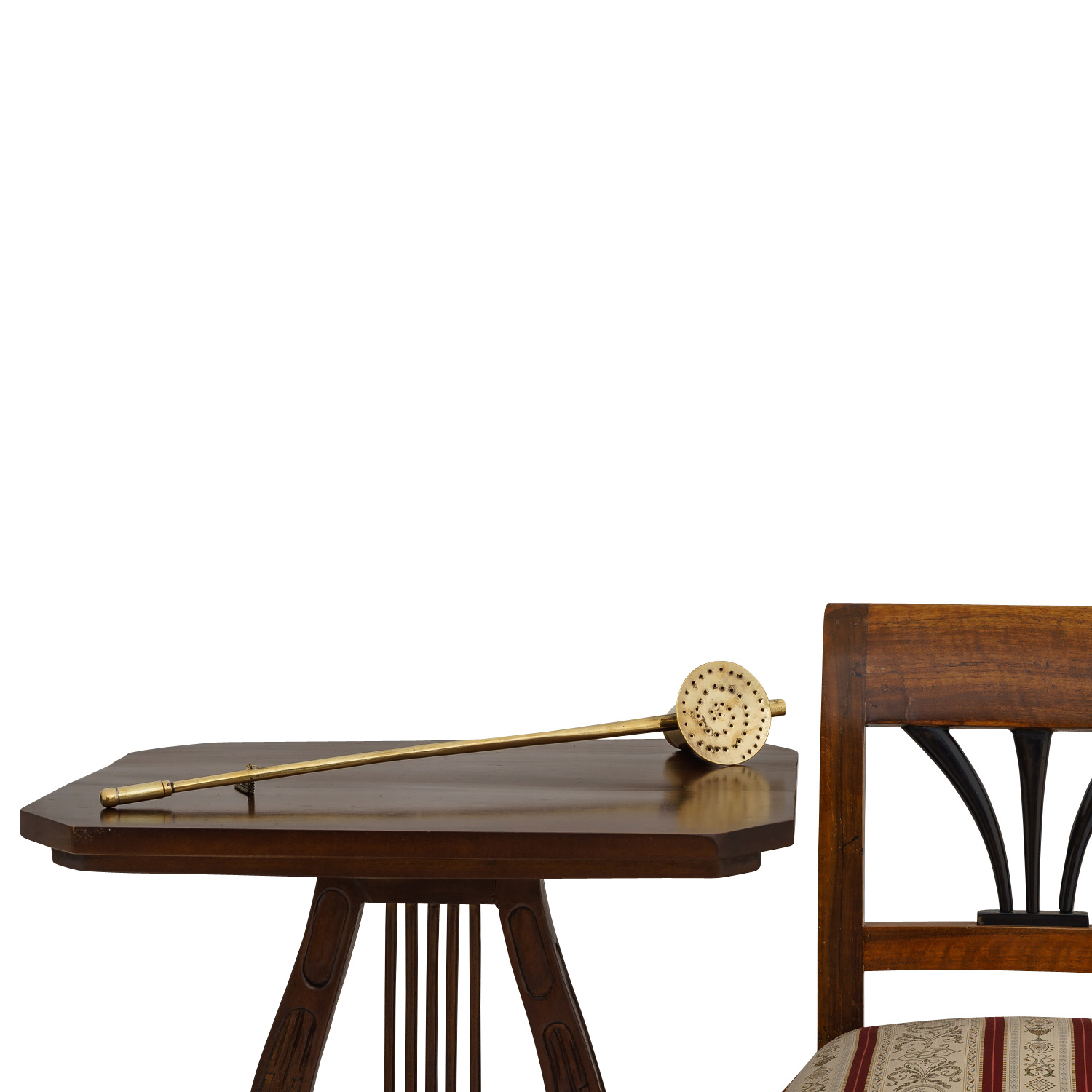 Aubaho-21662-1 Hörrohr Hörmaschine Stethoskop Hörgerät Tröte Signalhorn Deko 54cm Antik-Stil