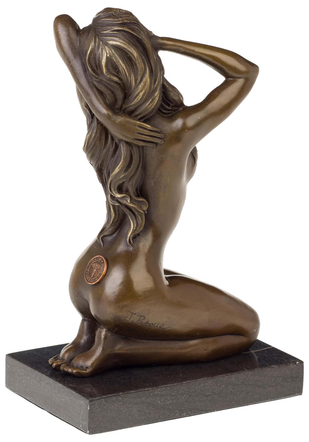 Bronze Frau Erotik Akt Bronzefigur Bronzeskulptur Figur Art deko Antik-Stil