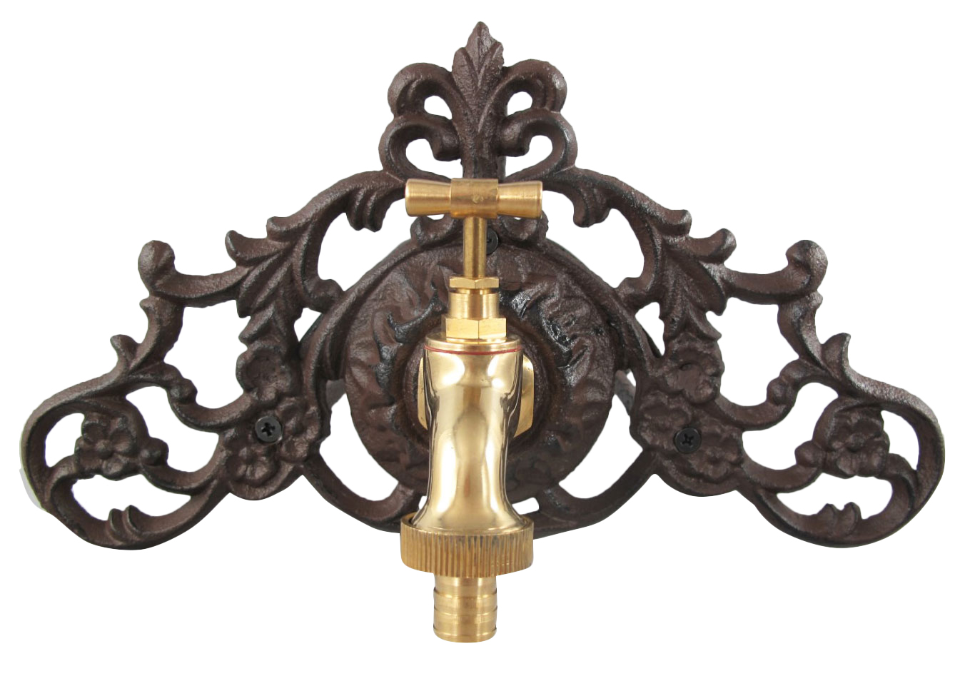 326095RBb Schlauchhalter Wasserschlauchhalter Gartenschlauch Brunnen Eisen Wasserhahn d