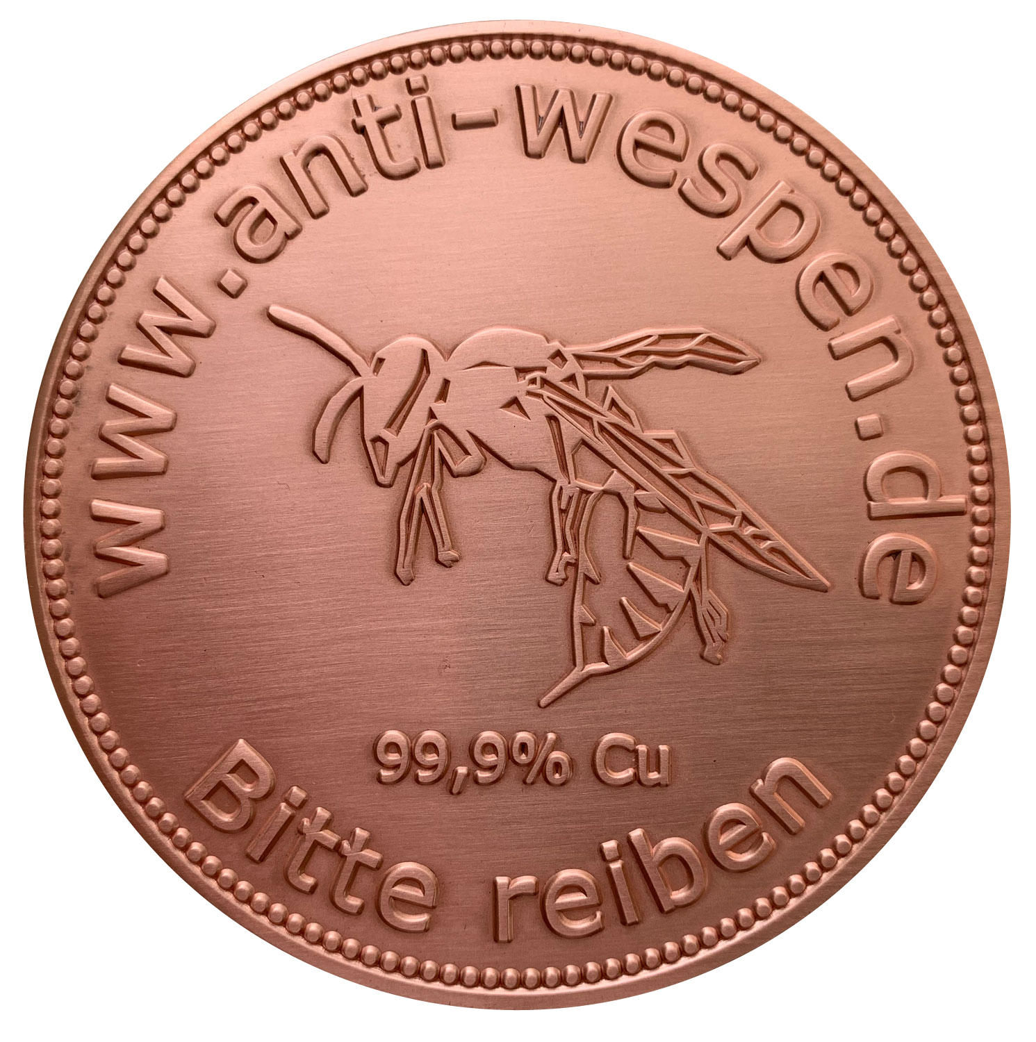 anti-wespe-aubaho-shop47o9CZ8viPeI1 Anti-Wespen Schreck Biene Untersetzer Medaille Abwehr Kupfer Gesundheit Schutz