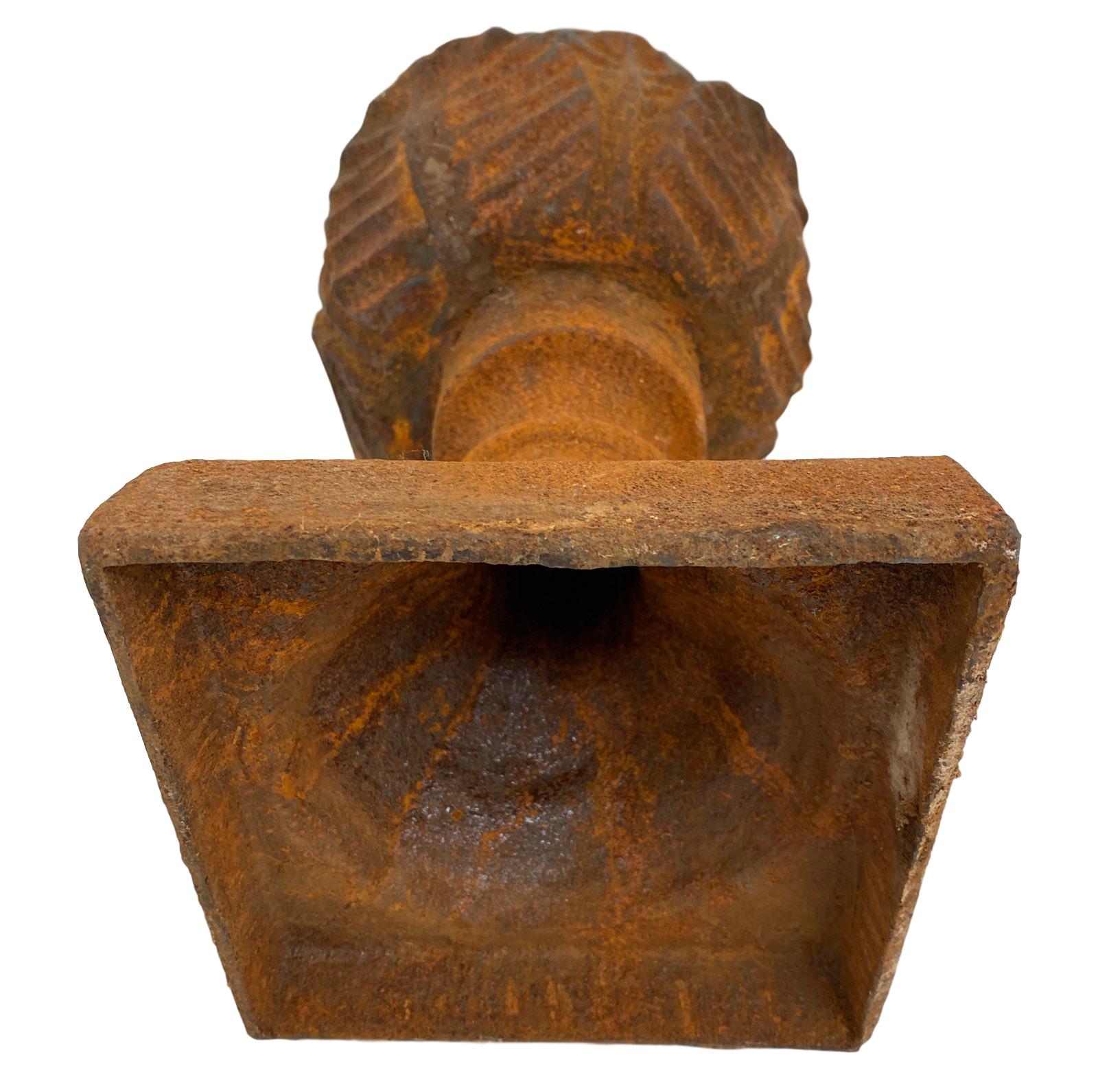 aubaho-zap01-445 Zapfen Tannenzapfen Pinienzapfen Eisen Garten Deko Gartendeko 45cm Antik-Stil