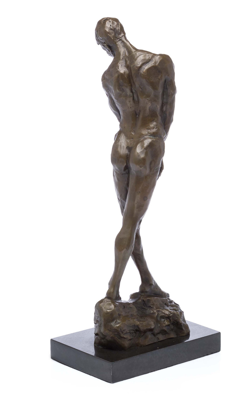 YB107-3 Bronzeskulptur Akt Mann erotische Kunst Bronze Skulptur Figur sculpture