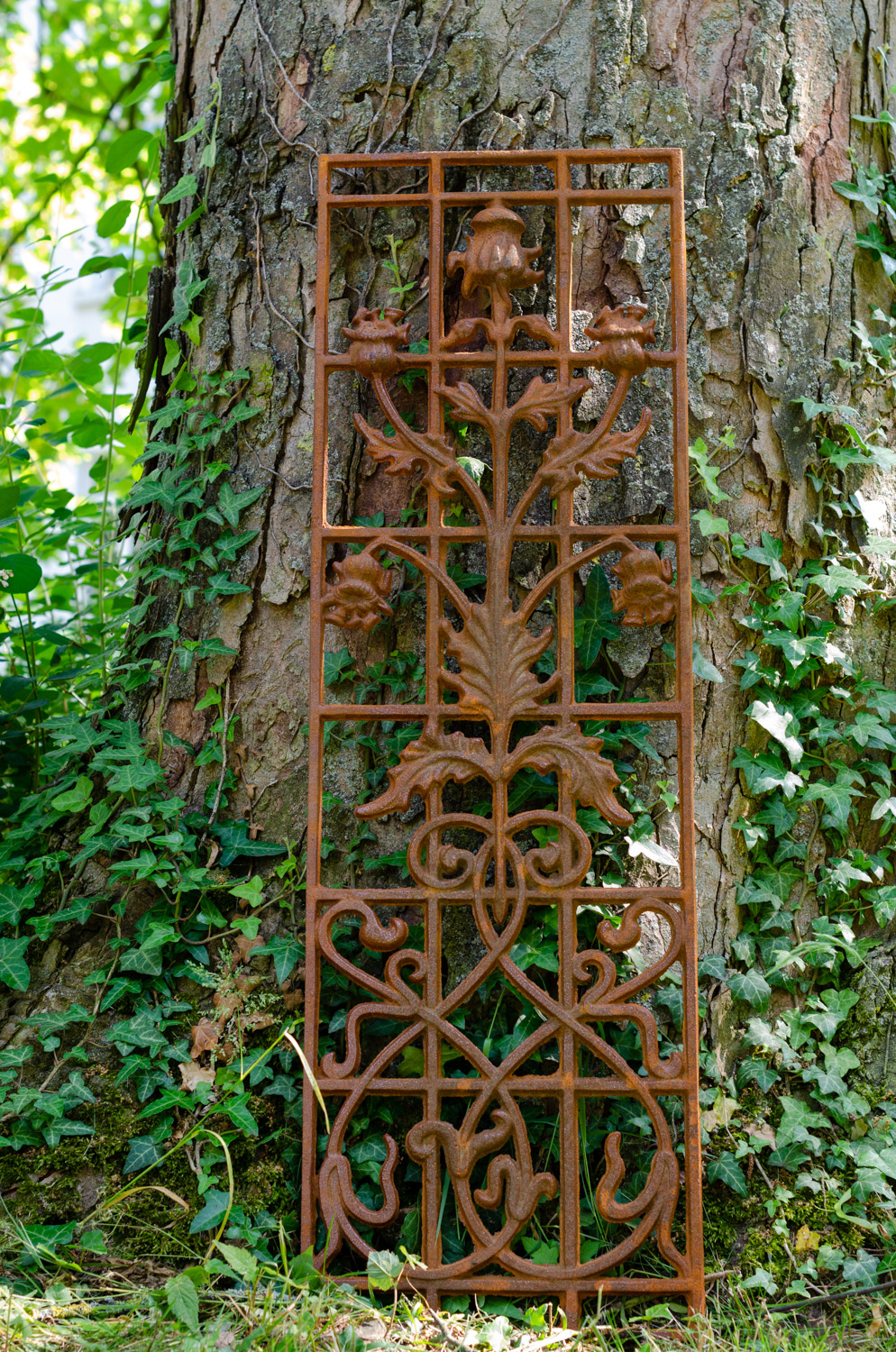 aubaho-Z01-R-4 Fenster Stallfenster Gitter Zaun Balkongitter Balkon Geländer Eisen Antik-Stil a