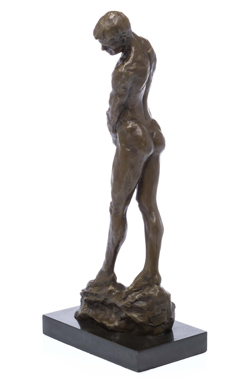YB107-4 Bronzeskulptur Akt Mann erotische Kunst Bronze Skulptur Figur sculpture