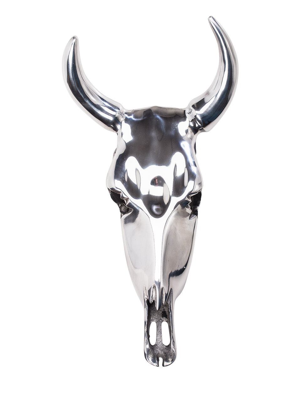 im-tieralu1 Stier Bulle Wanddekoration Aluminium 50cm Garderobe Wandhaken Dekoration