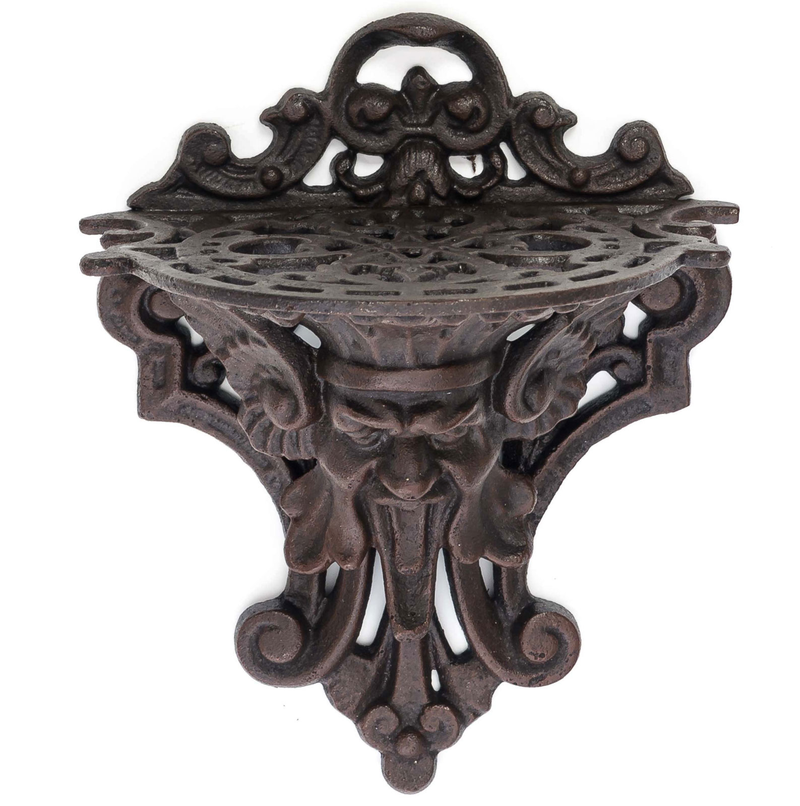 Gargoyle-1 Gargoyle Regal Wandregal Konsole Wandkonsole Fabelwesen Garten Eisen Antik-Stil