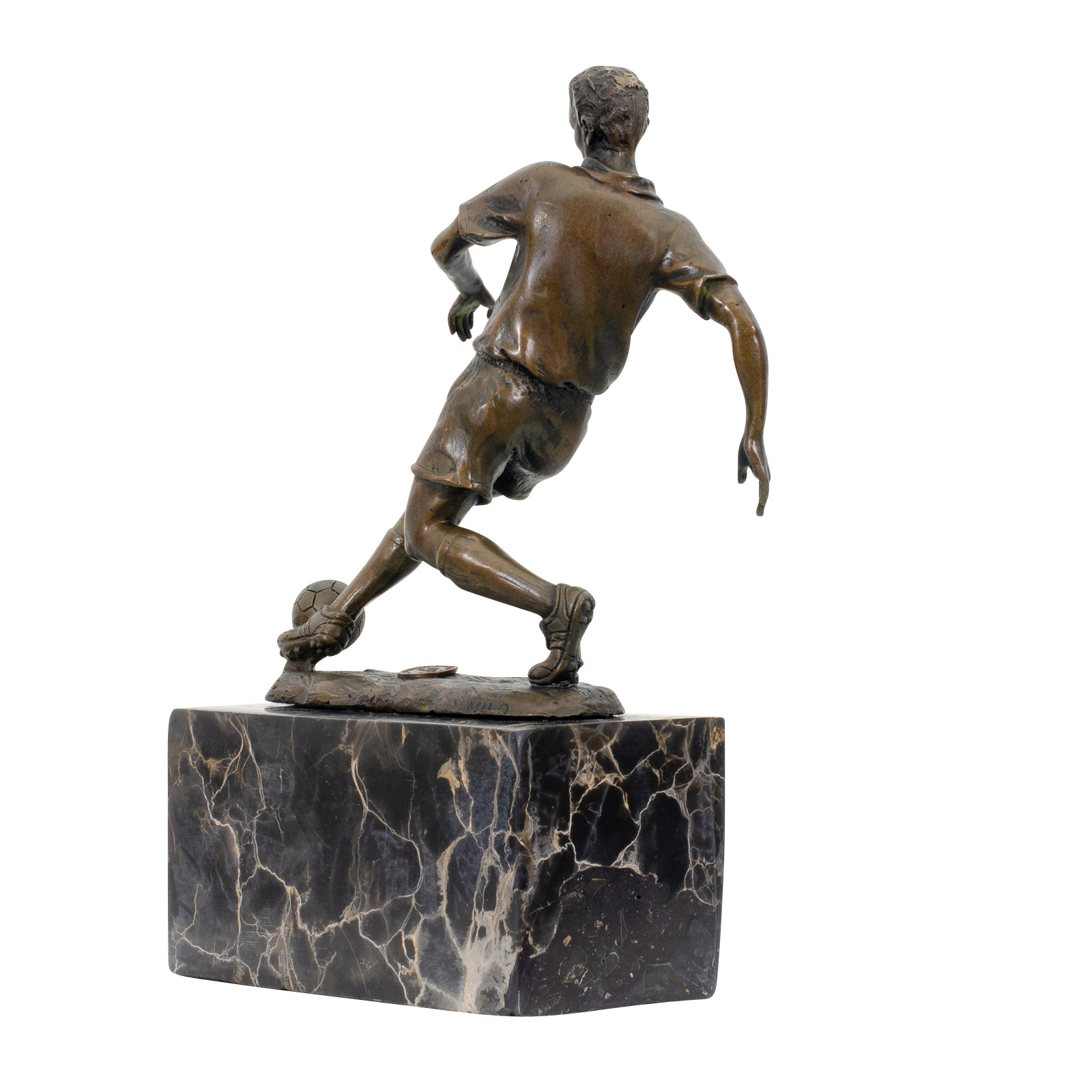 Sl-27-5 Bronzeskulptur Fussball Bronze Skulptur Figur Trophäe Pokal Verein Statue