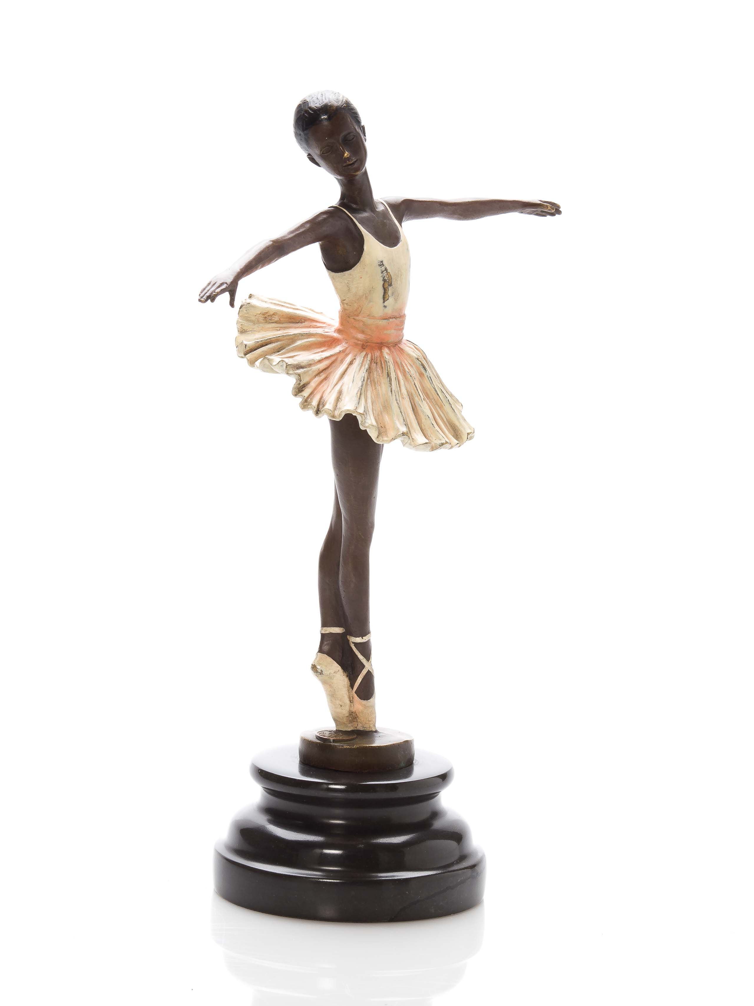 Bronze Skulptur Ballett Tänzerin Ballerina dancer antik stil sculpture figure