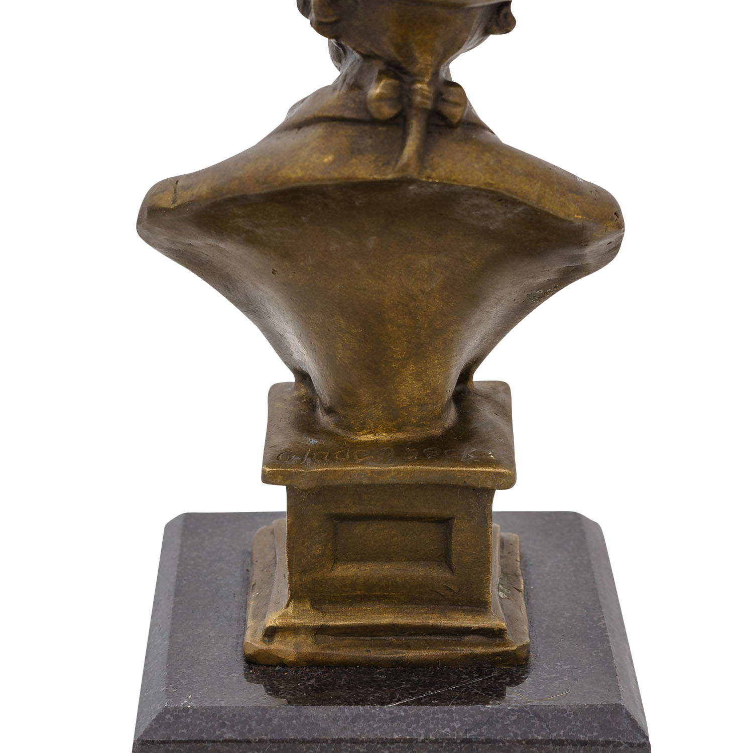 Bronzefigur Kaiser Friedrich Der Alte Fritz Büste Bronze Skulptur Figur 19cm