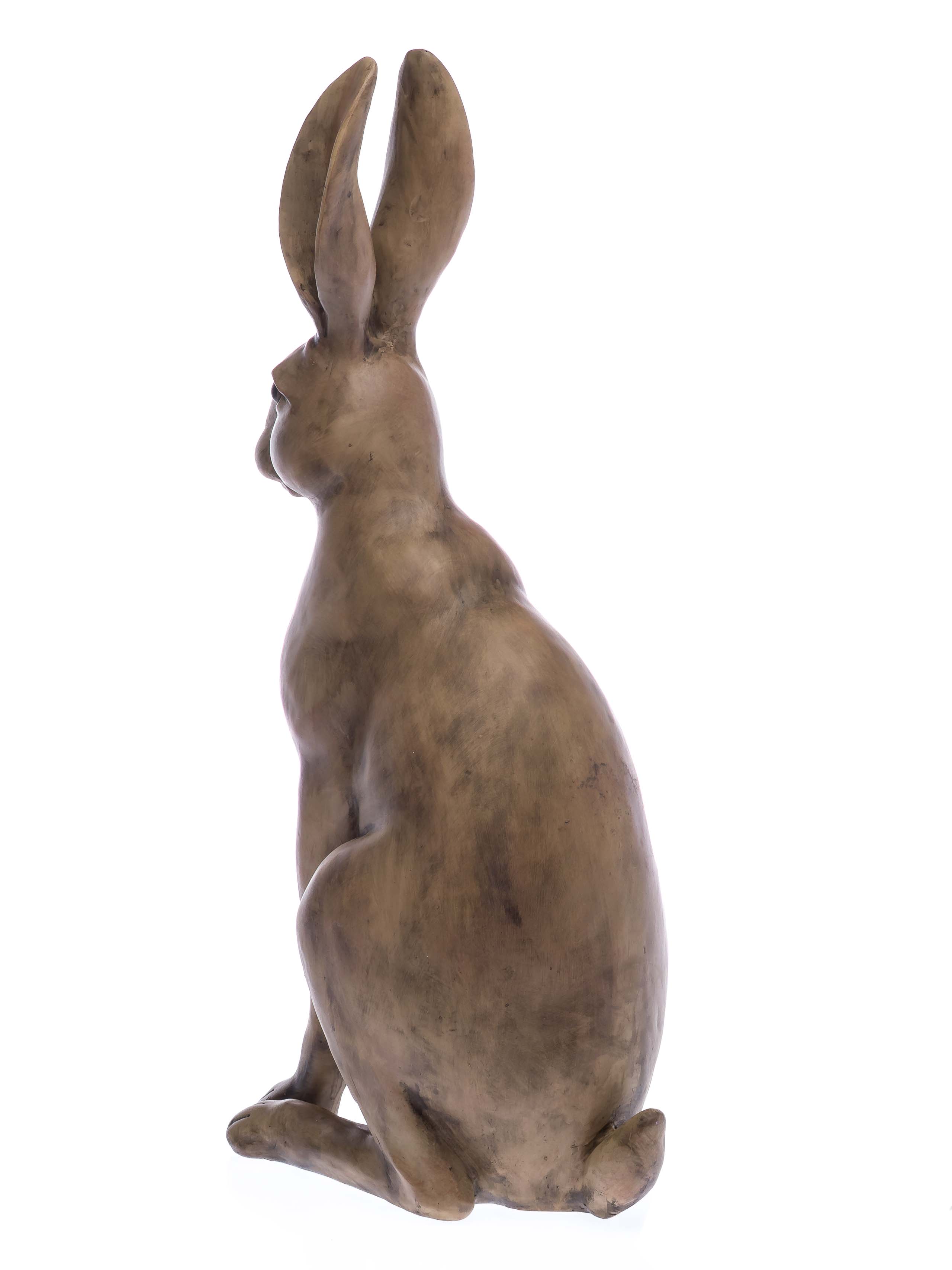 XL Hase Deko Figur Garten Haus Tierwelt Kaninchen sculpture hare rabbit