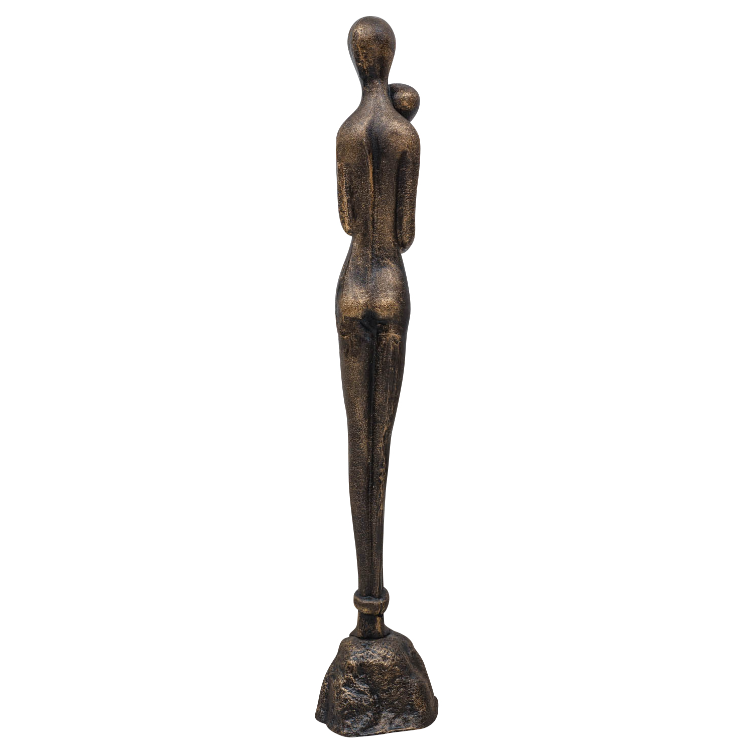 Skulptur Statue Figur Liebespaar Liebe Paar Hochzeit Eisen Garten 94cm
