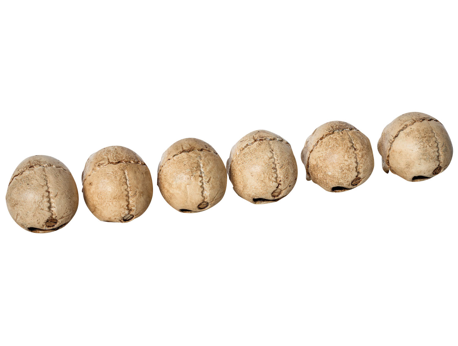 NG-81-Set-06-b 6x Flaschenöffner Totenkopf Bieröffner Figur Öffner Eisen Antik-Stil 7cm