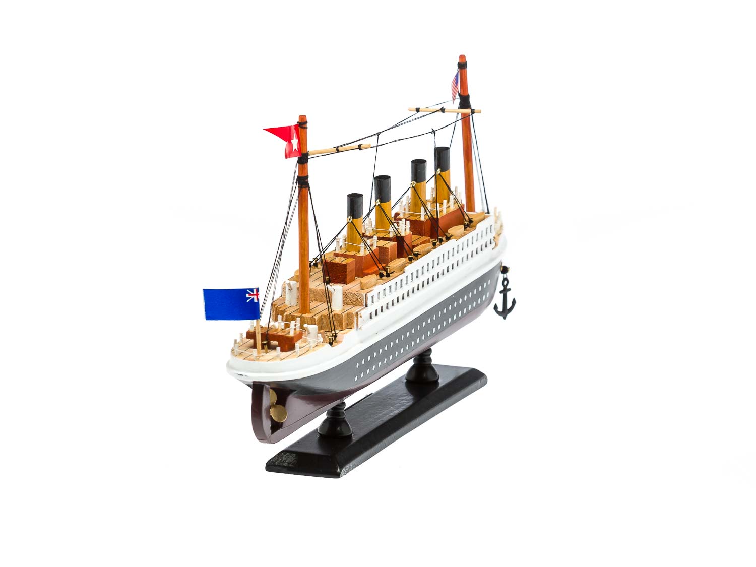 2016-02-012_Auktionshaus_029 Modellschiff Titanic Schiffsmodel Schiff Holz 35cm Maritime Dekoration ship wood