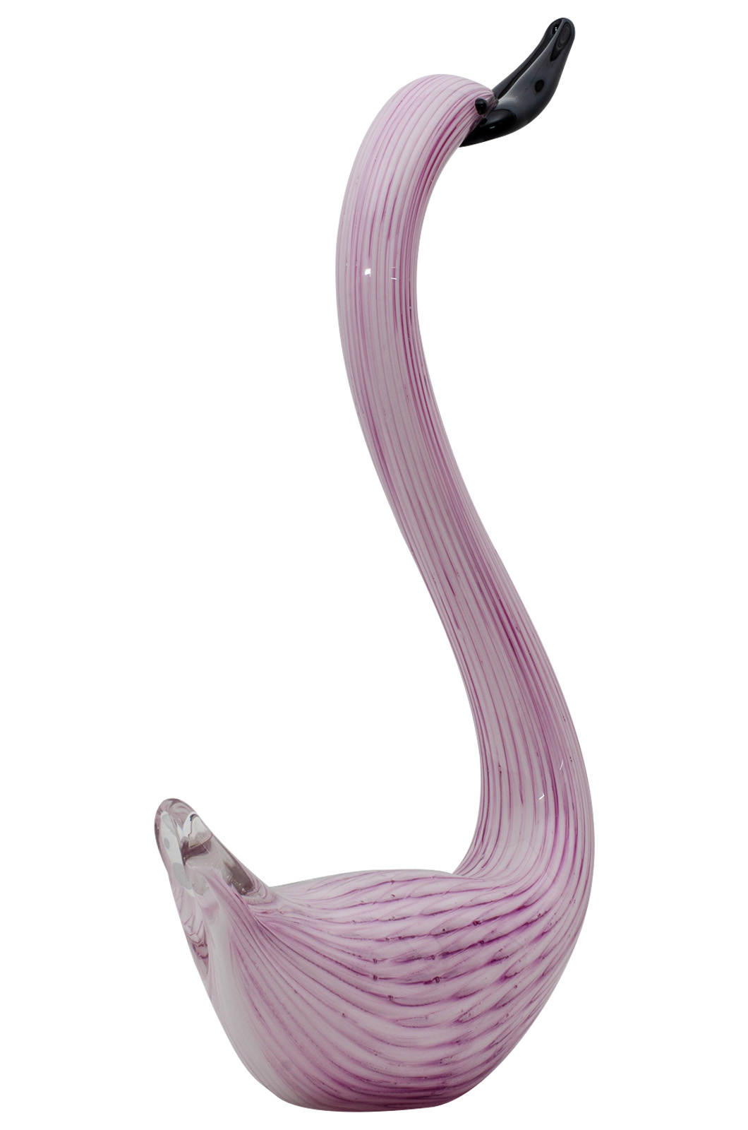 MG-73-5 Glasfigur Figur Skulptur Glas Glasskulptur Schwan Murano-Stil Antik-Stil 37cm