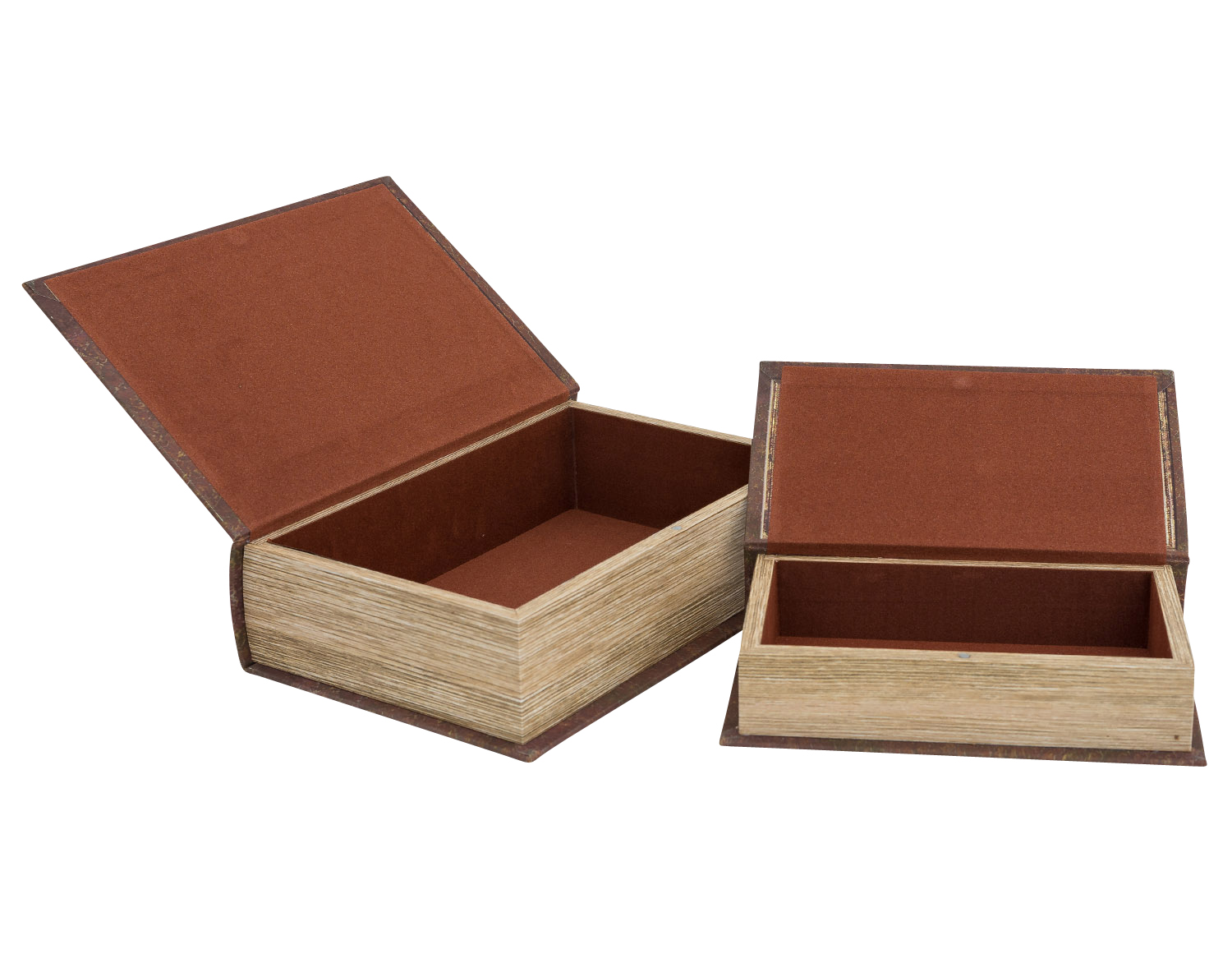 2x Buchattrappe Hochzeit Liebe Buchtresor Buchsafe Geheimsafe Box Buch