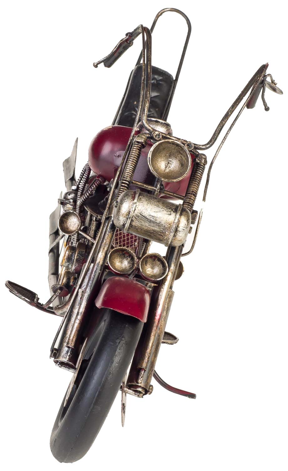 BL-268-04 Modell Chopper Modellmotorrad Motorrad Nostalgie Blech Metall Antik-Stil 41cm