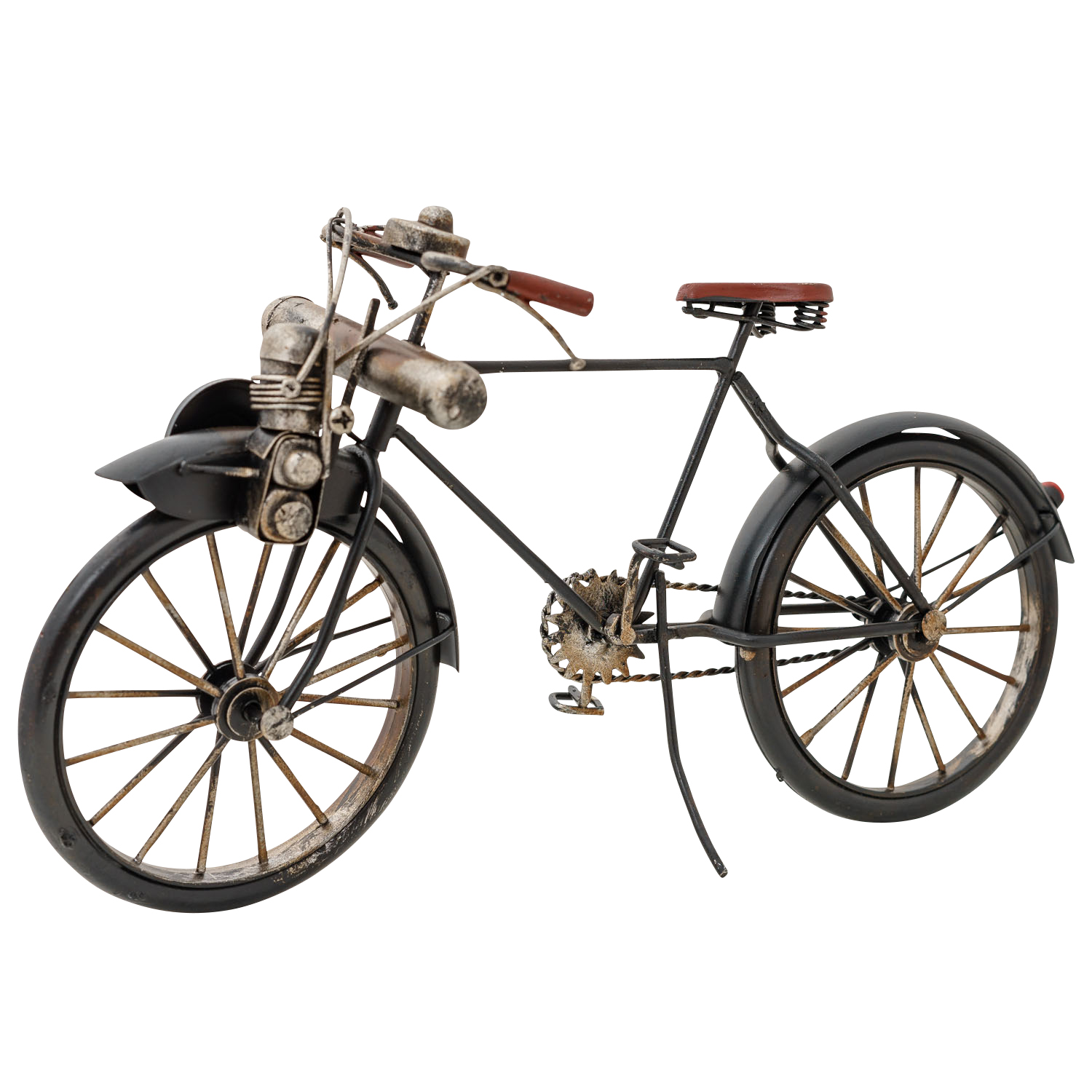 BL-265-01 Modell Fahrrad Mofa Mofamodell Moped Nostalgie Blech Metall Antik-Stil 30cm