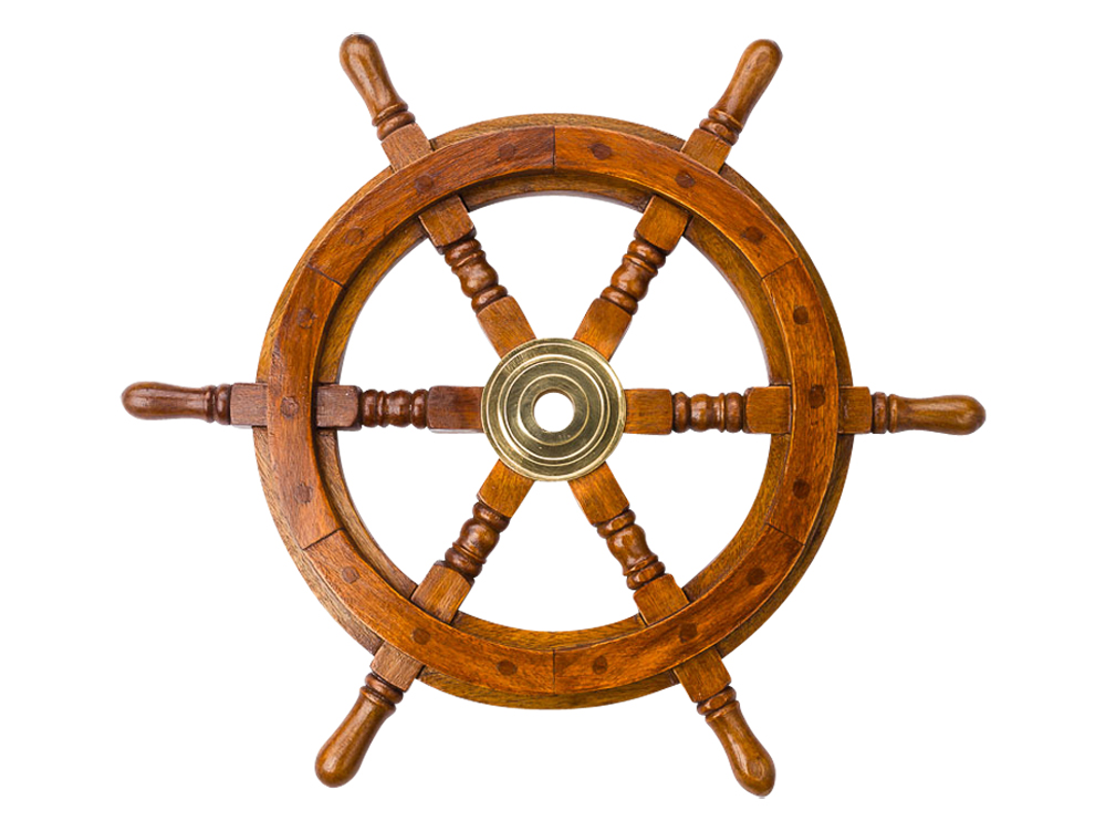 im-schiffsrad6 Steuerrad 47cm Holz Messing Schiff Schiffsrad Schiffssteuerrad Schiffe Boot
