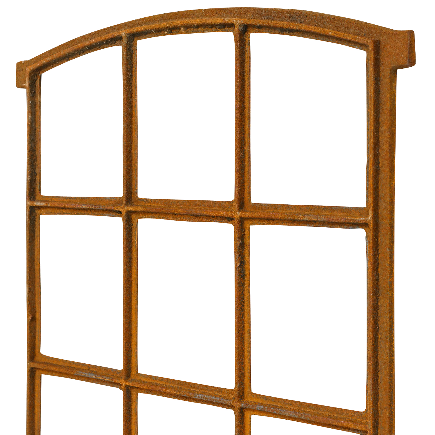 aubaho-F22A-R-4 Stallfenster Scheunenfenster Fenster zum Öffnen 12 Felder Eisen 78cm Antik-Stil